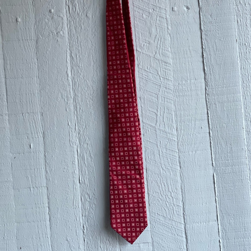 Valentino Silk Tie , Color: Red